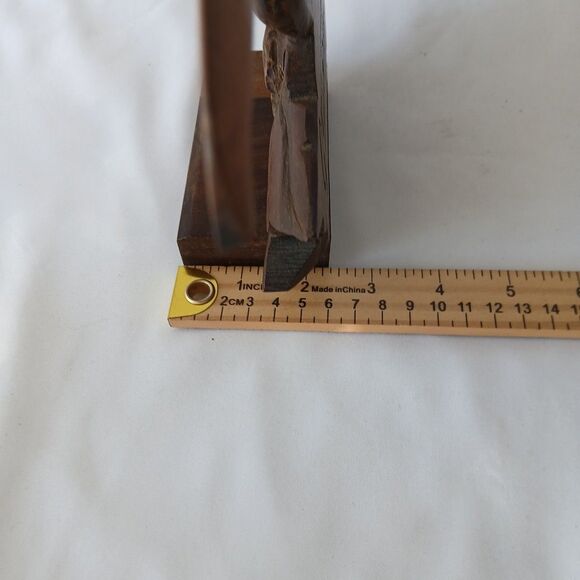 Vintage MCM Wooden Toucan Hand Carved Sculpture Tropical Bird Tiki Bar - Picture 8 of 8